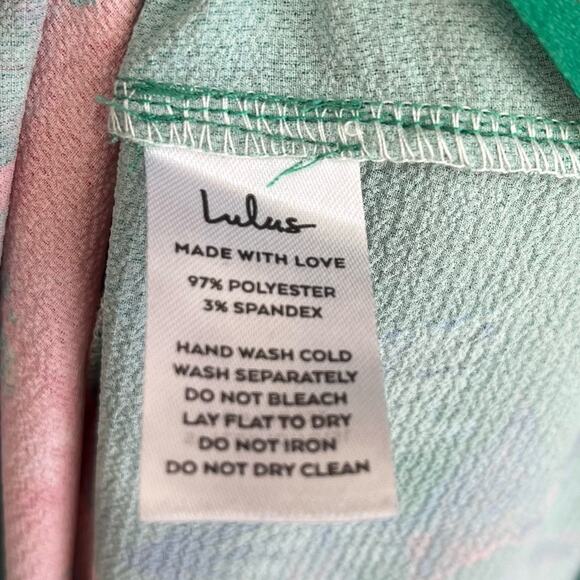 Lulus Still In Paradise Green Floral Print Wrap Maxi Dress - Picture 10 of 11